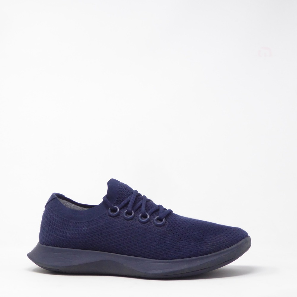 Allbirds Mens Tree Dashers Navy Blue Running Shoes Sneakers 12.5